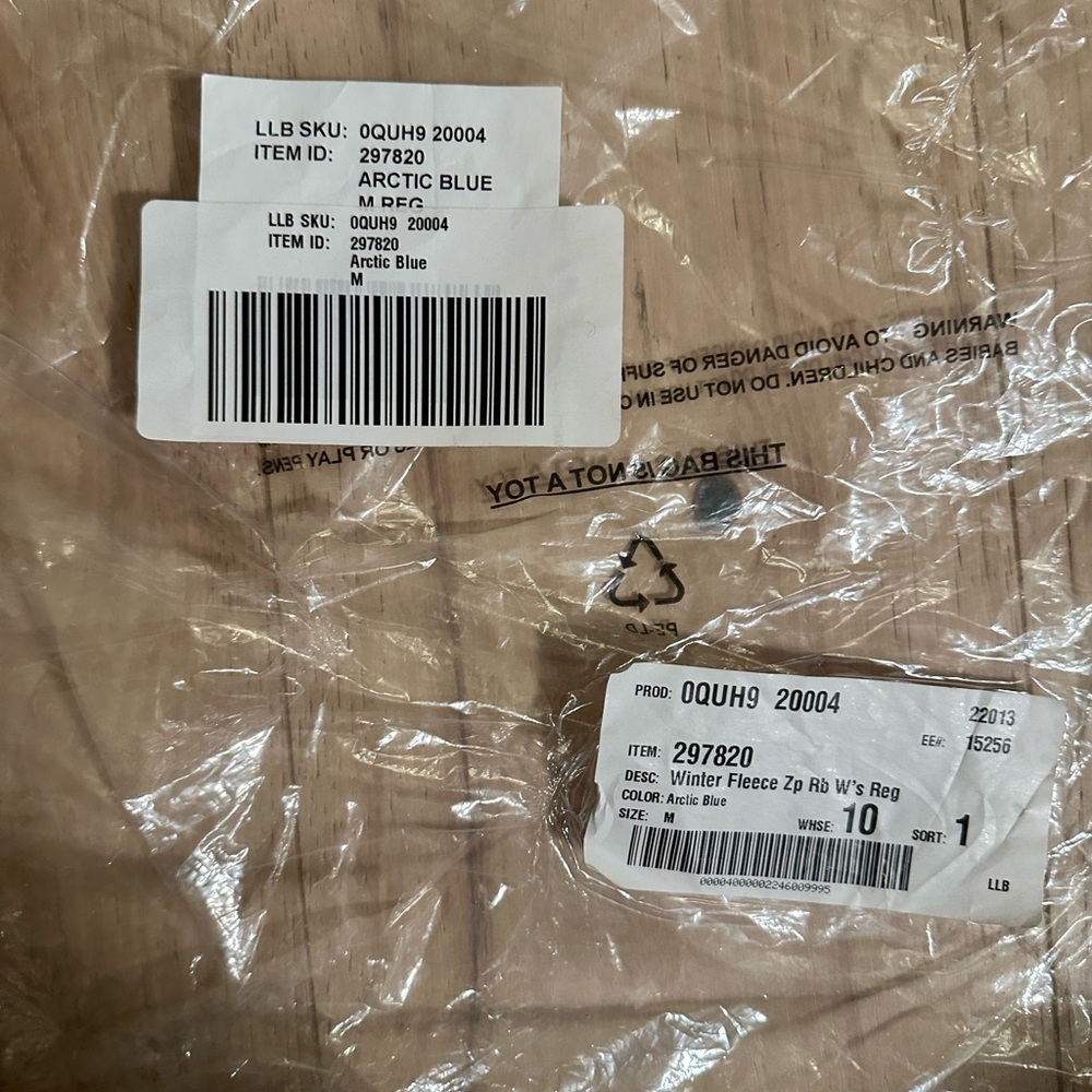 L.L.Bean Fleece Robe Zip Up - BNWT - Picture 8 of 9